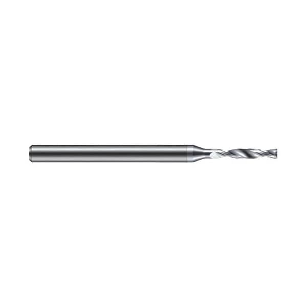 0.032in. Drill dia x 0.216in. Flute Length Carbide HP Drill for Flat Bottom, 2 Flutes, TiB2 Coated